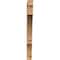 Ekena Millwork Balboa Block Rough Sawn Bracket, Western Red Cedar, 4"W x 38"D x 46"H BKT04X38X46BOA05RWR - alternate 3